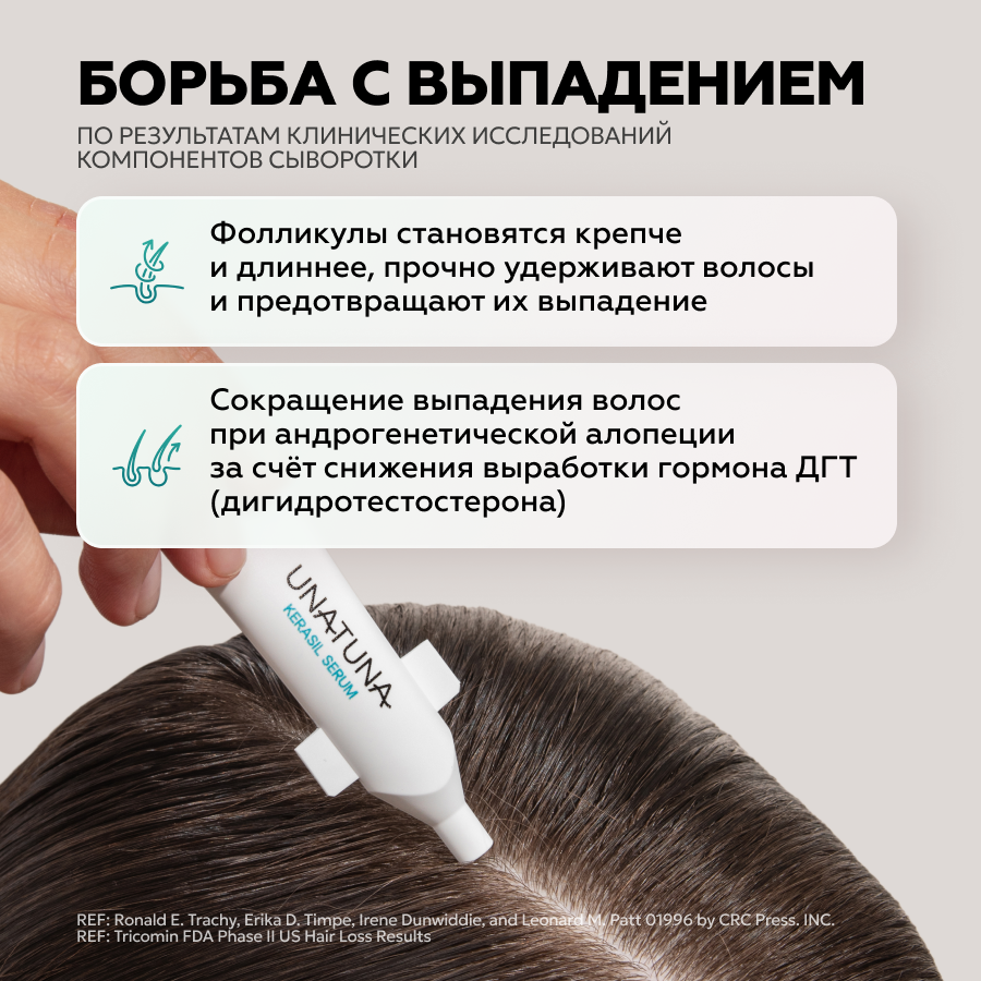 Сыворотка для восстановления волос UNATUNA